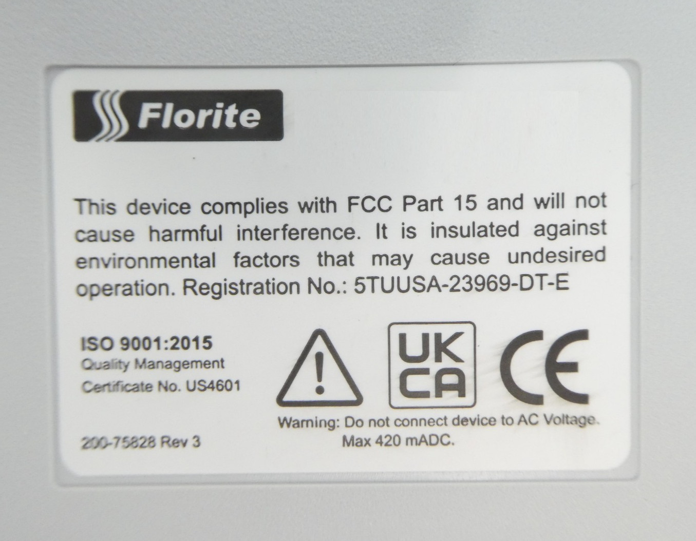Florite 200-75828 Flow Process Dosing Controller Display Lot of 2 Working