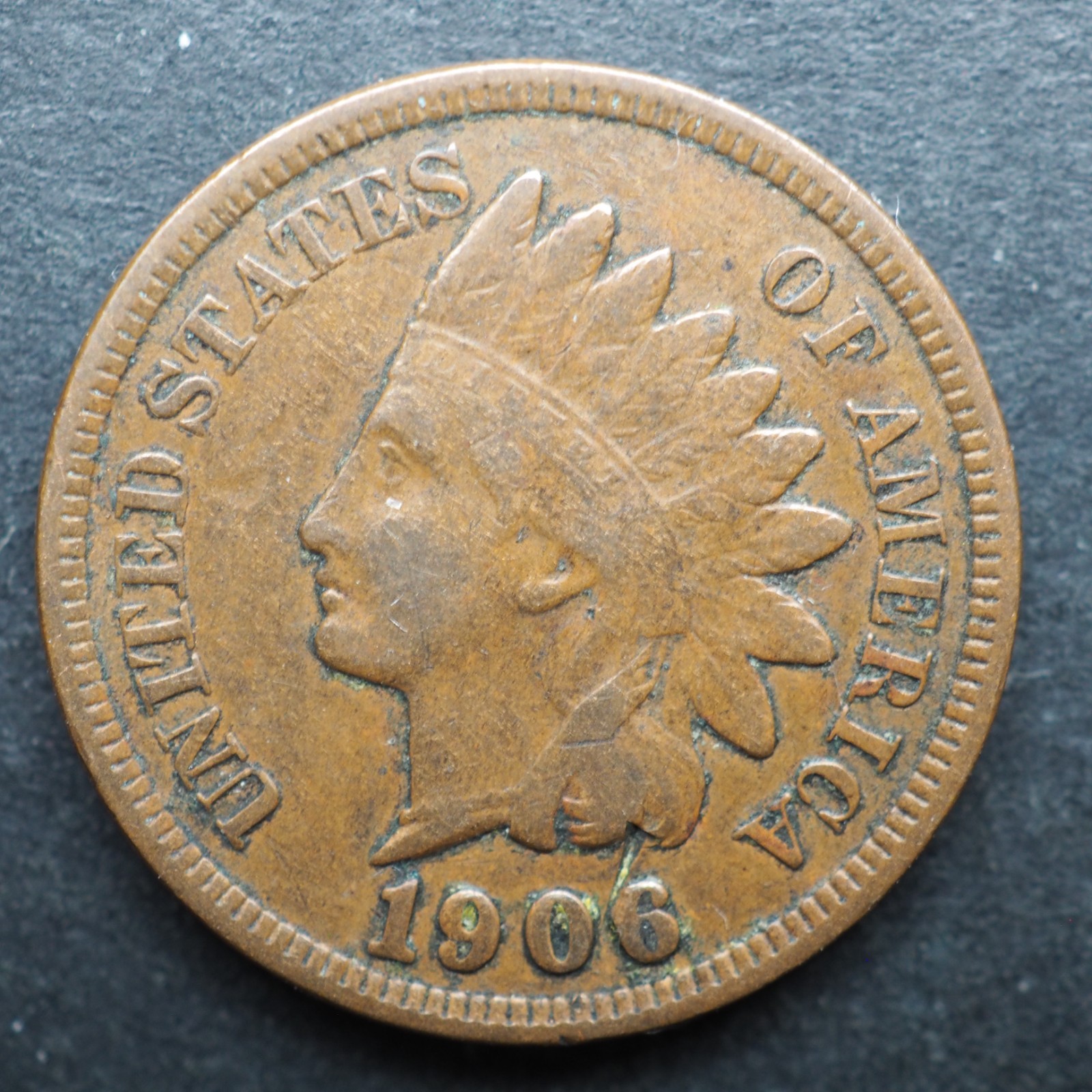 1906 INDIAN HEAD  CENT  ** NICE **  Free Shipping  CO929