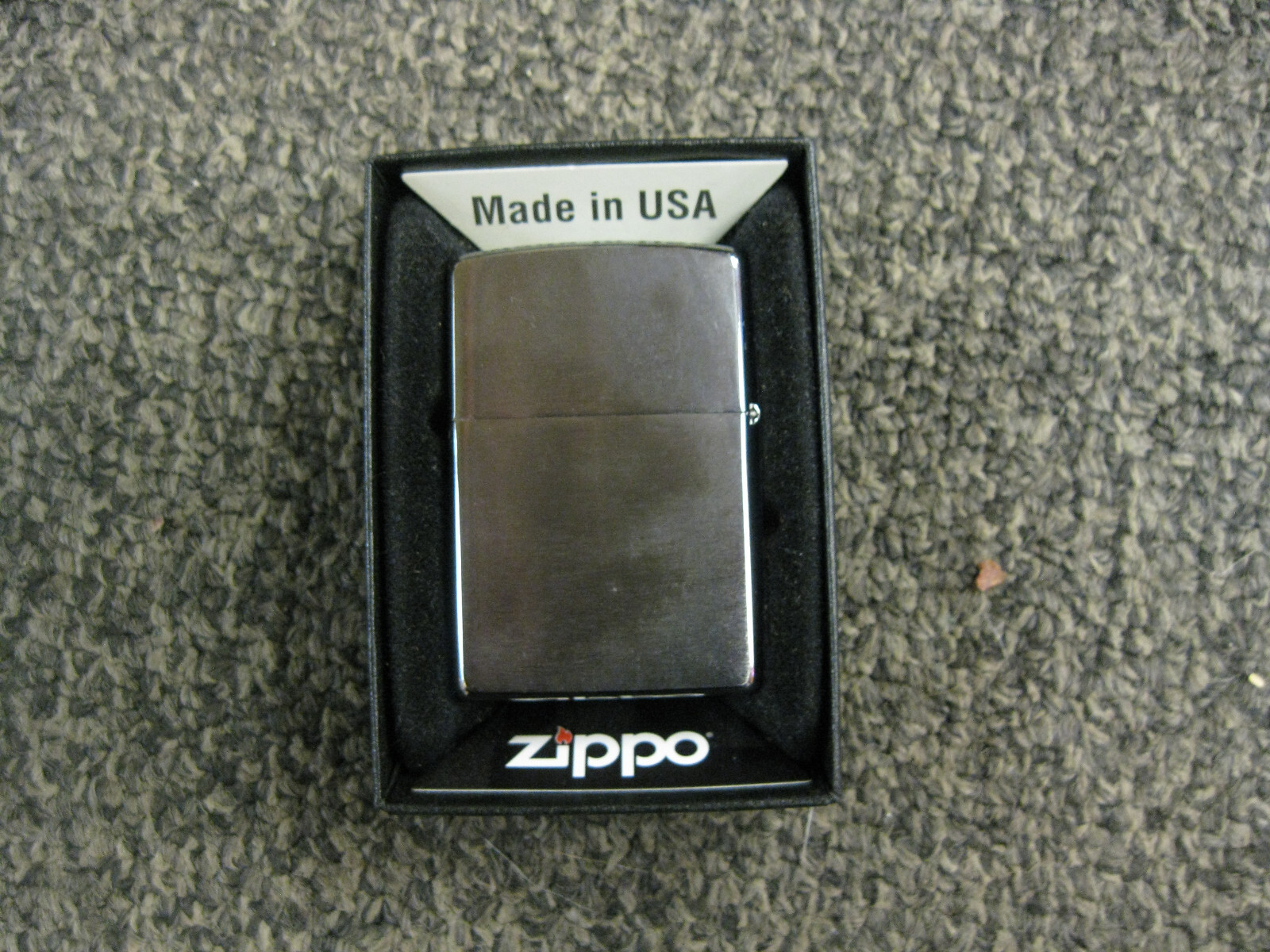 Zippo Lighter Chrome Brushed Voronoi
