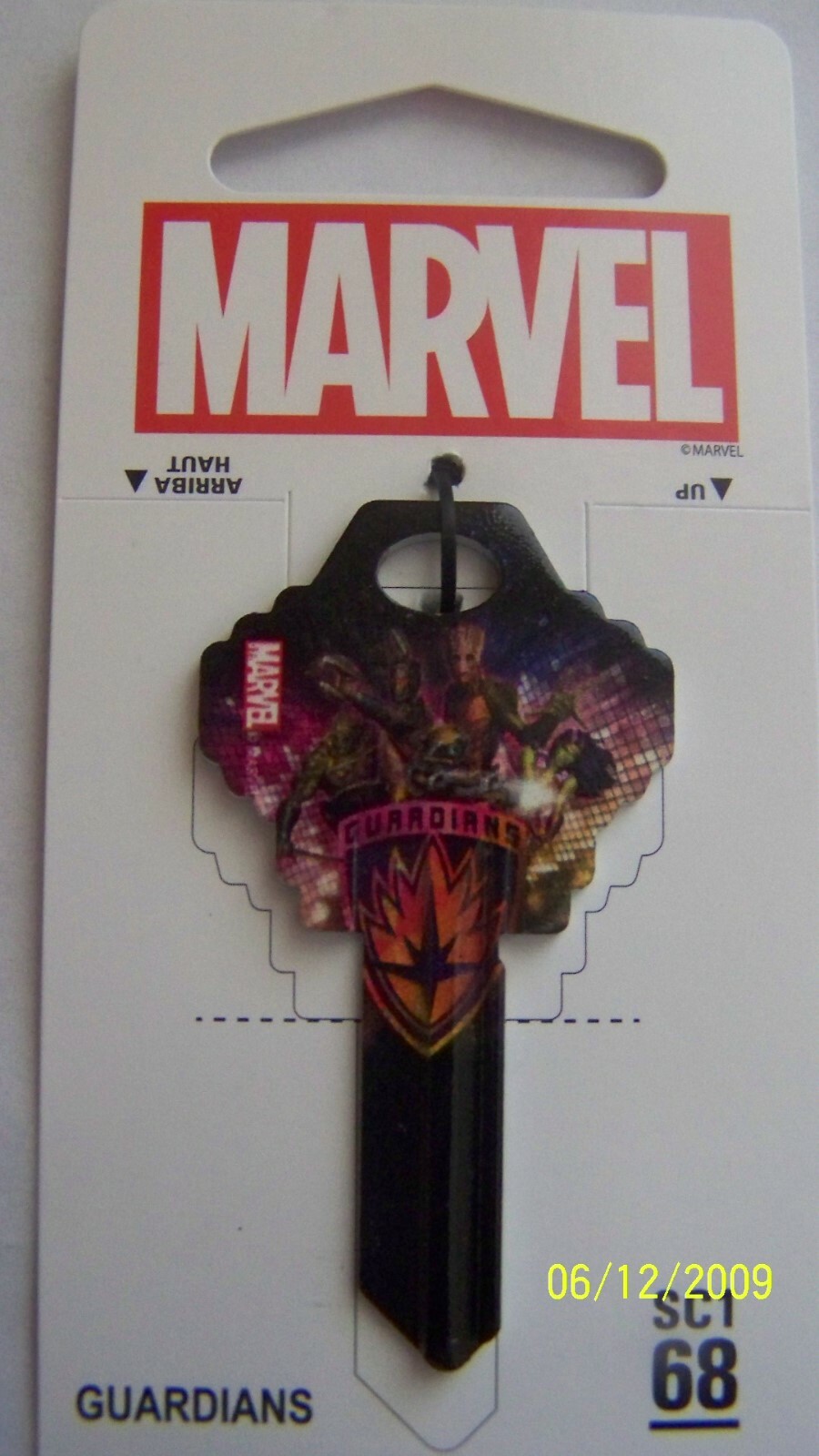 Marvel Guardians of the Galaxy Schlage SC1 house key blank