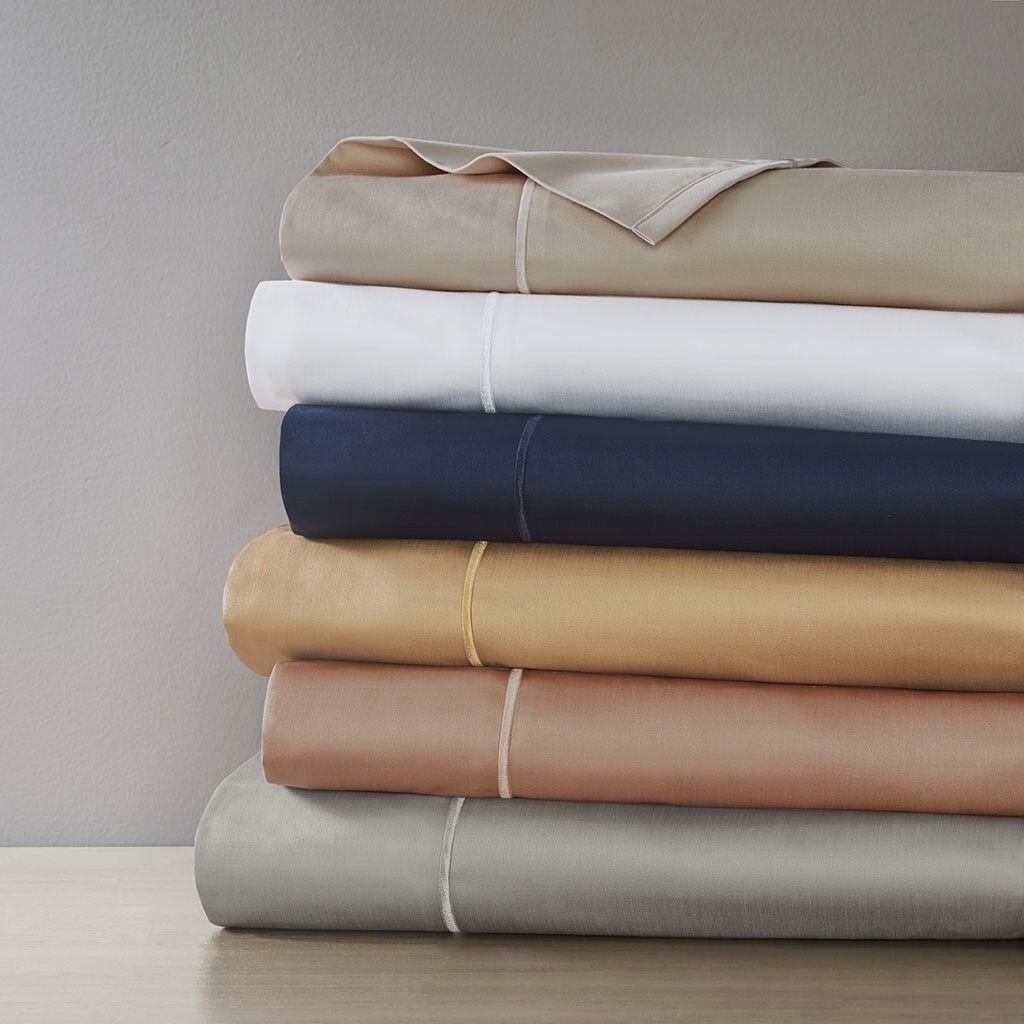 Madison Park 600 Thread Count Pima Cotton Deep Pocket Sheet Set
