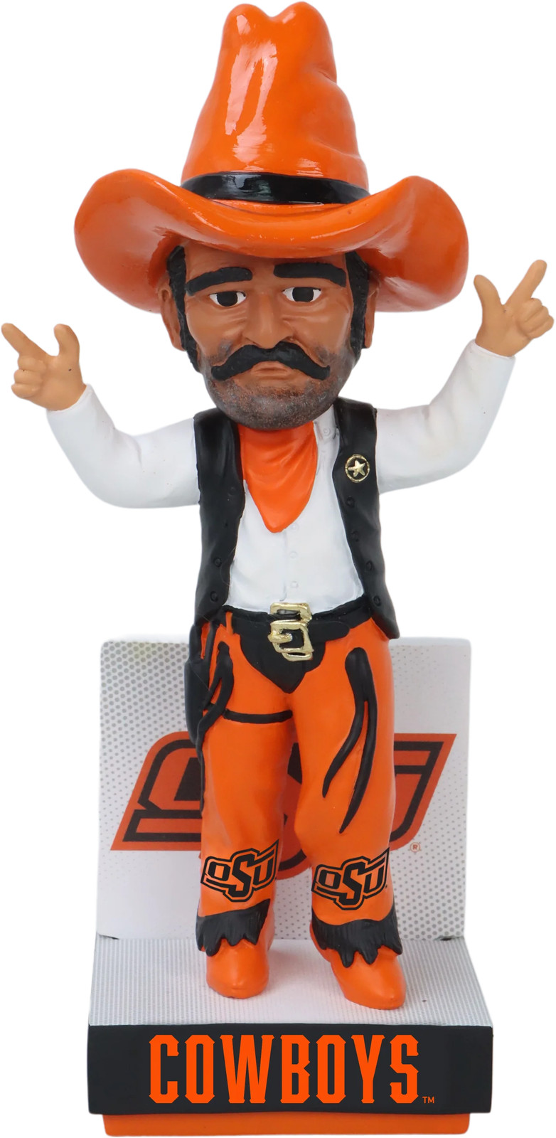 Pistol Pete Oklahoma State Cowboys Mascot Bobblehead NCAA College