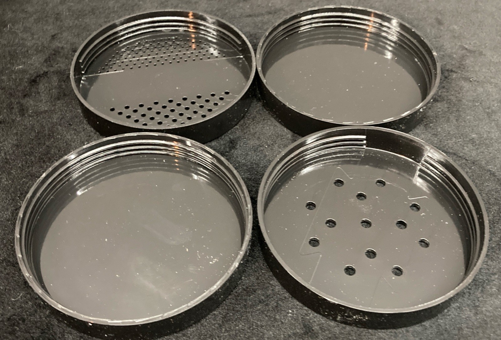 Magic Bullet Lids Replacement Parts Shaker, Steamer, Solid Set of 4