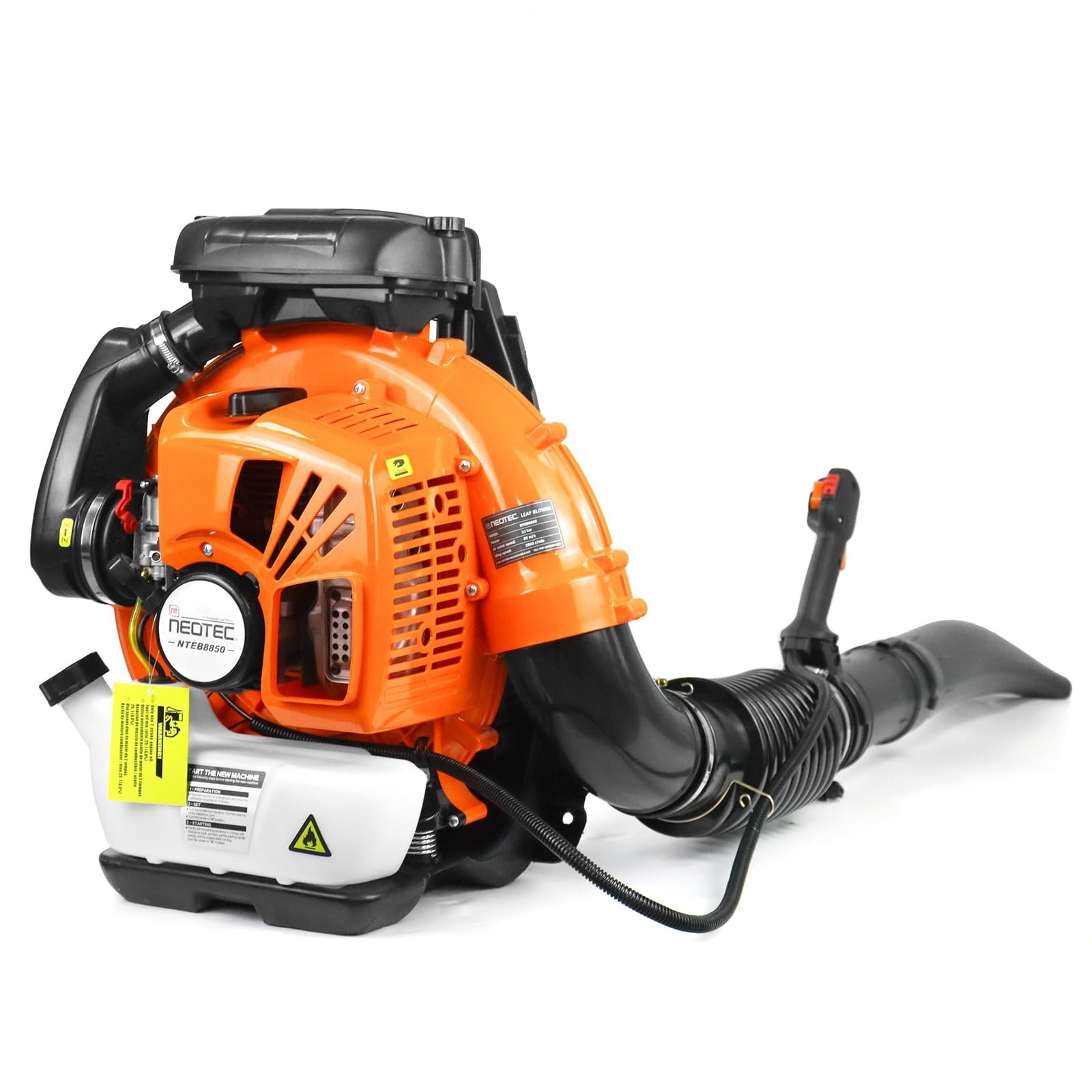 75.6 CC 2-Stroke Upgraded 768CFM Commercial Backpack Gas Powered Leaf Blower US