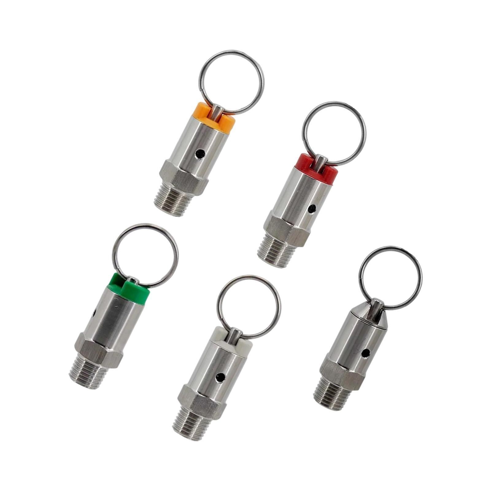Beer Keg Pressure Relief Valve Sturdy Compact Accessories 1/4" Male NPT