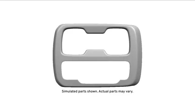 Genuine GM Polar Silver Front Floor Console Trim Plate 23121763