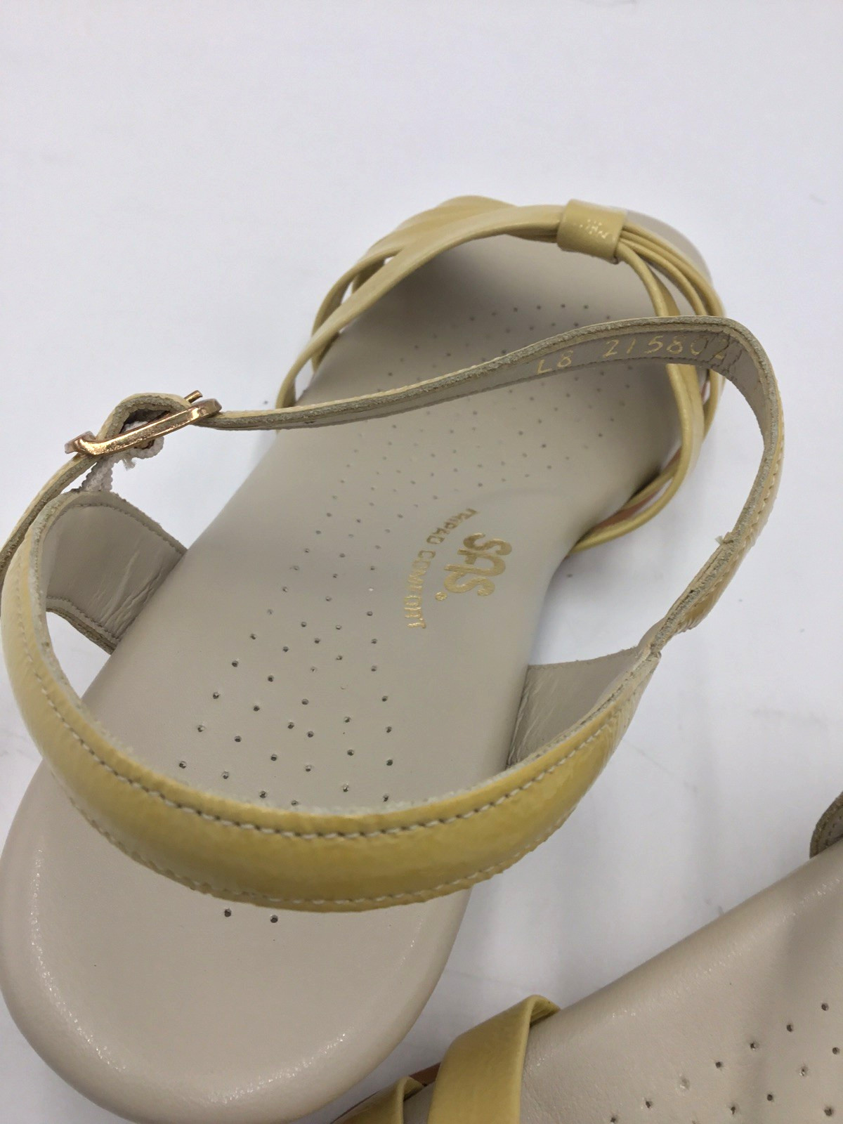SAS Women's Strippy-P Sandal | Bone/Cream | Size-8.5 W