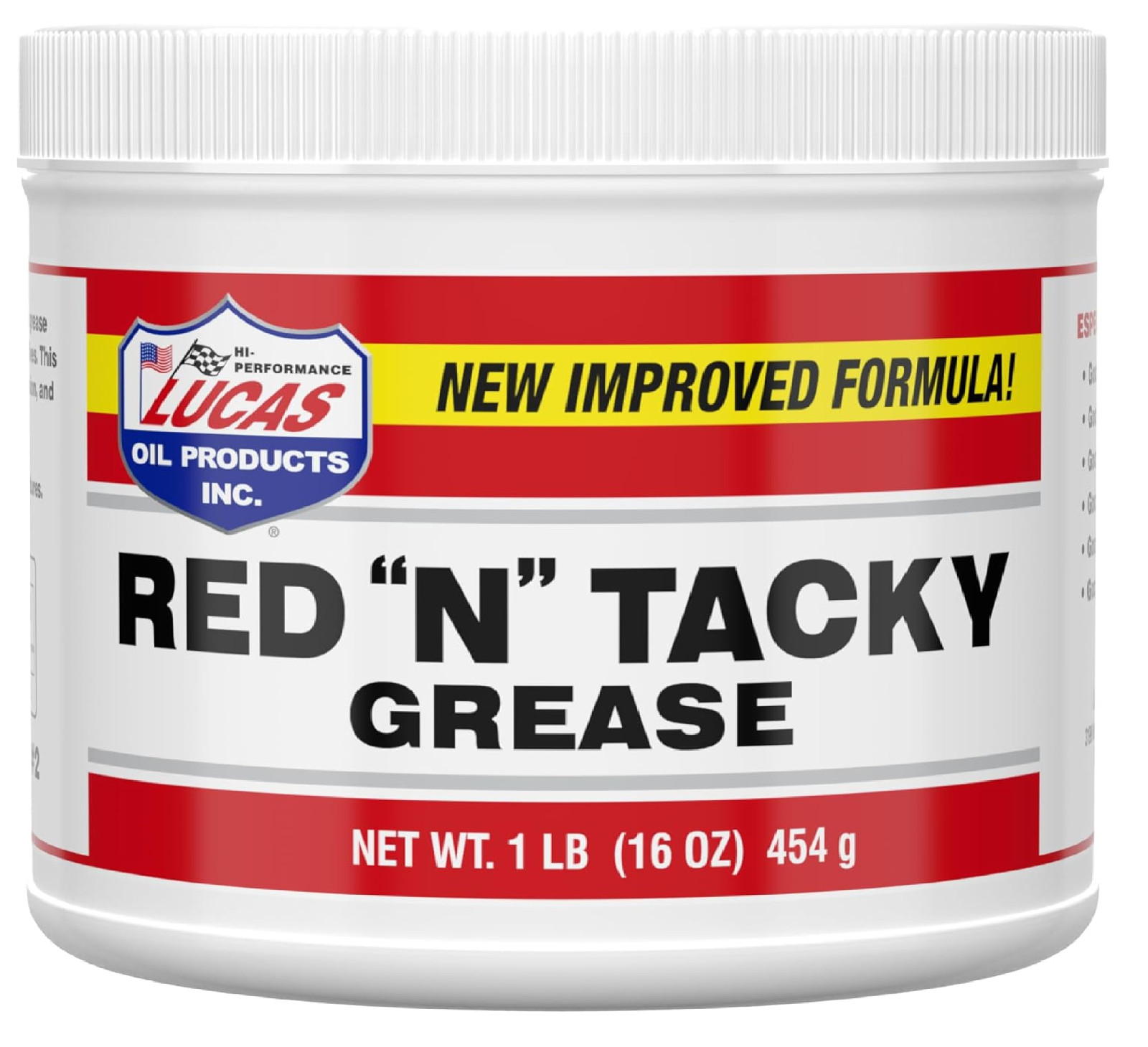Red N Tacky Grease - 1 lb for Heavy-Duty Lubrication and Protection