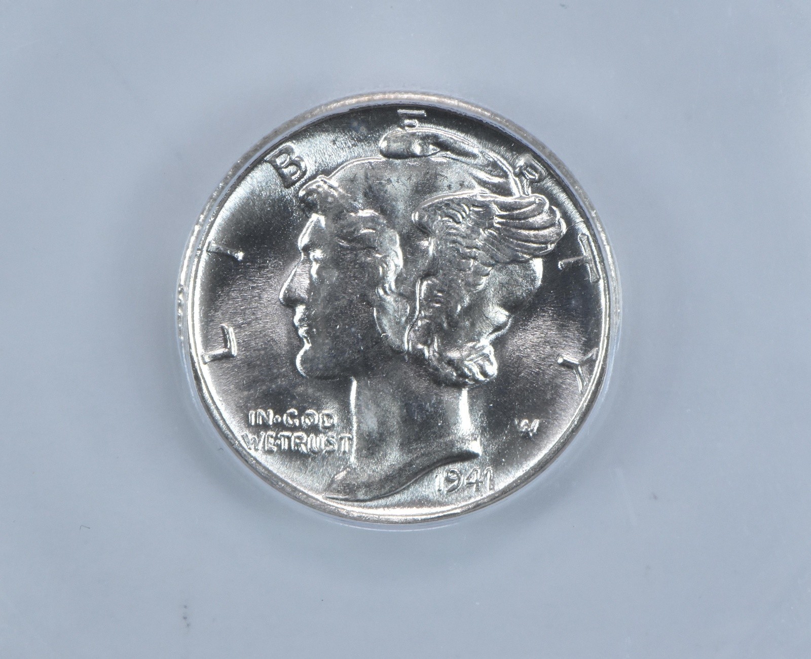 1941-S Mercury Dime MS65 FB ICG