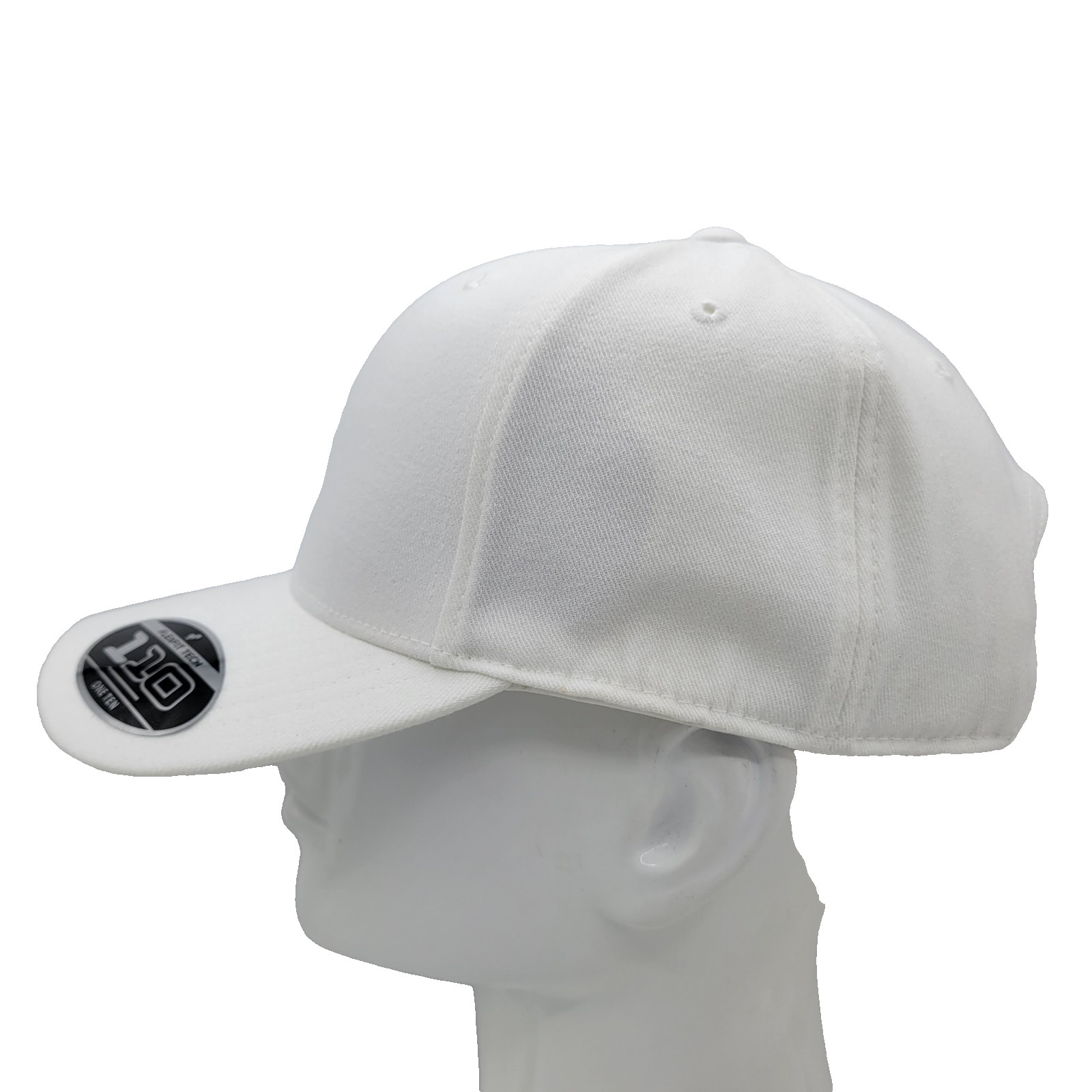 One Ten 110 Pro-Formance Mens One Size White Strapback Flexfit Tech Hat Cap