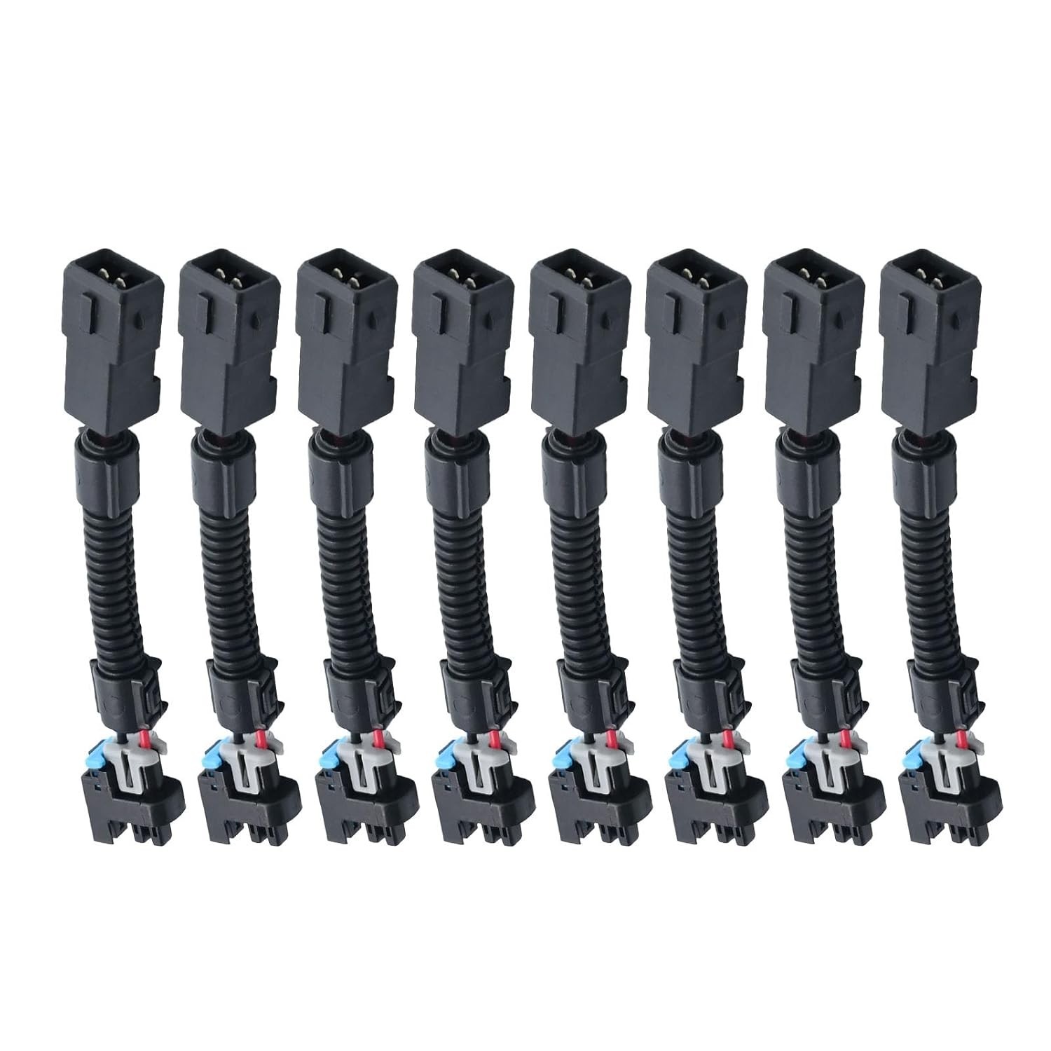 8pcs EV1 Injector Harness Pigtail Adapter for LS1 LS6 LQ4 LQ9 4.8 5.3 6.0 Delphi