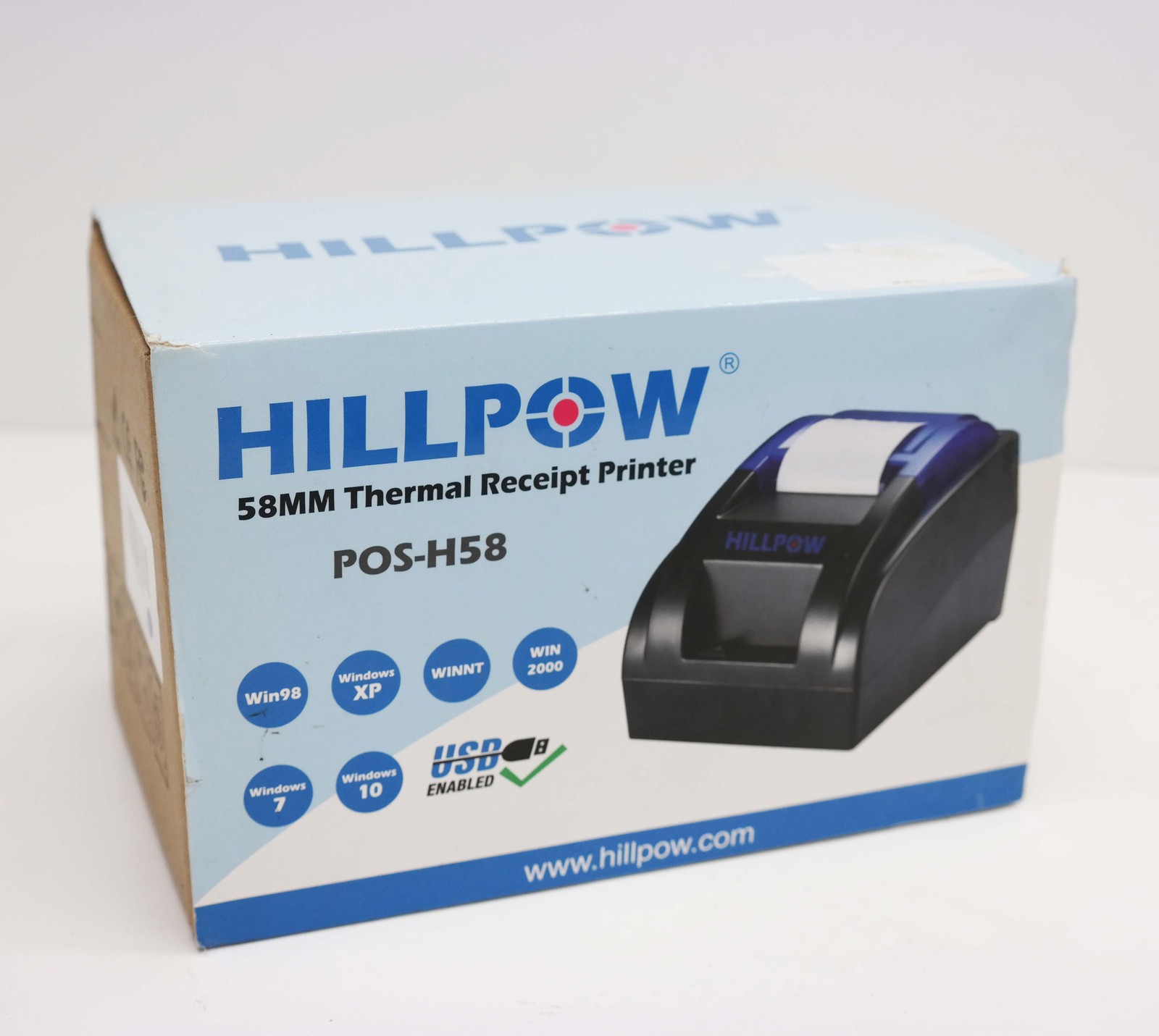 Hillpow POS-H58 58mm Thermal Receipt Printer High Speed USB