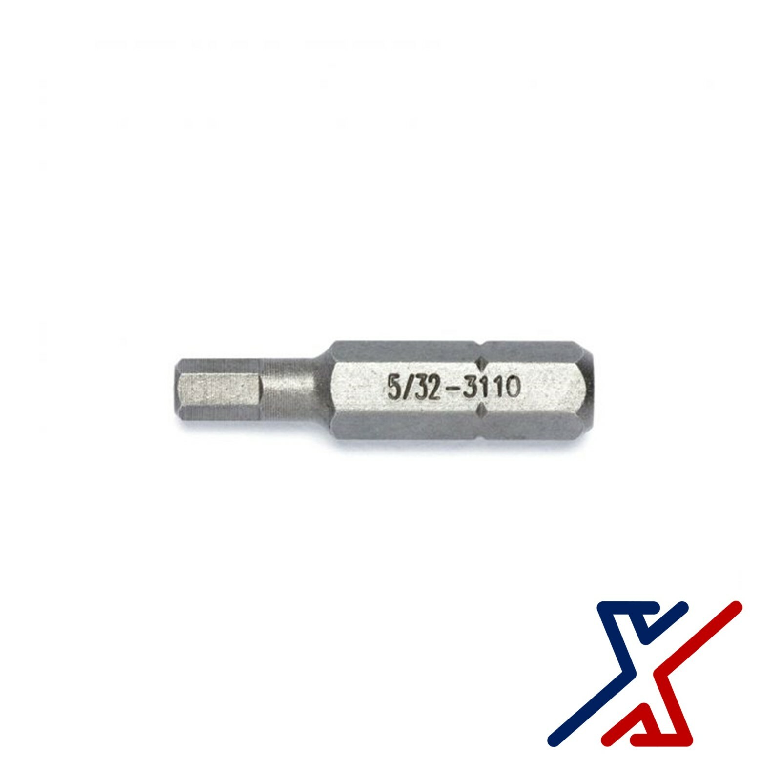 5/32" Hex Driver Bit, 1" Long X1 Tools (3 Bits to 48 Bits)
