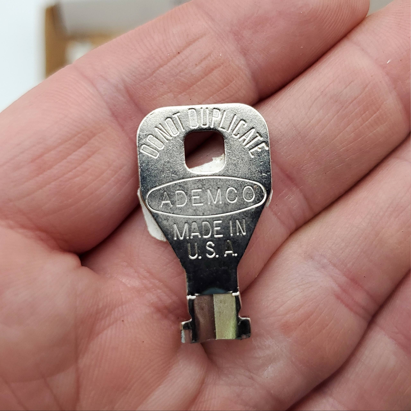 Ademco Keyswitch Key 507-228 Formed Key High Security USA Made NOS