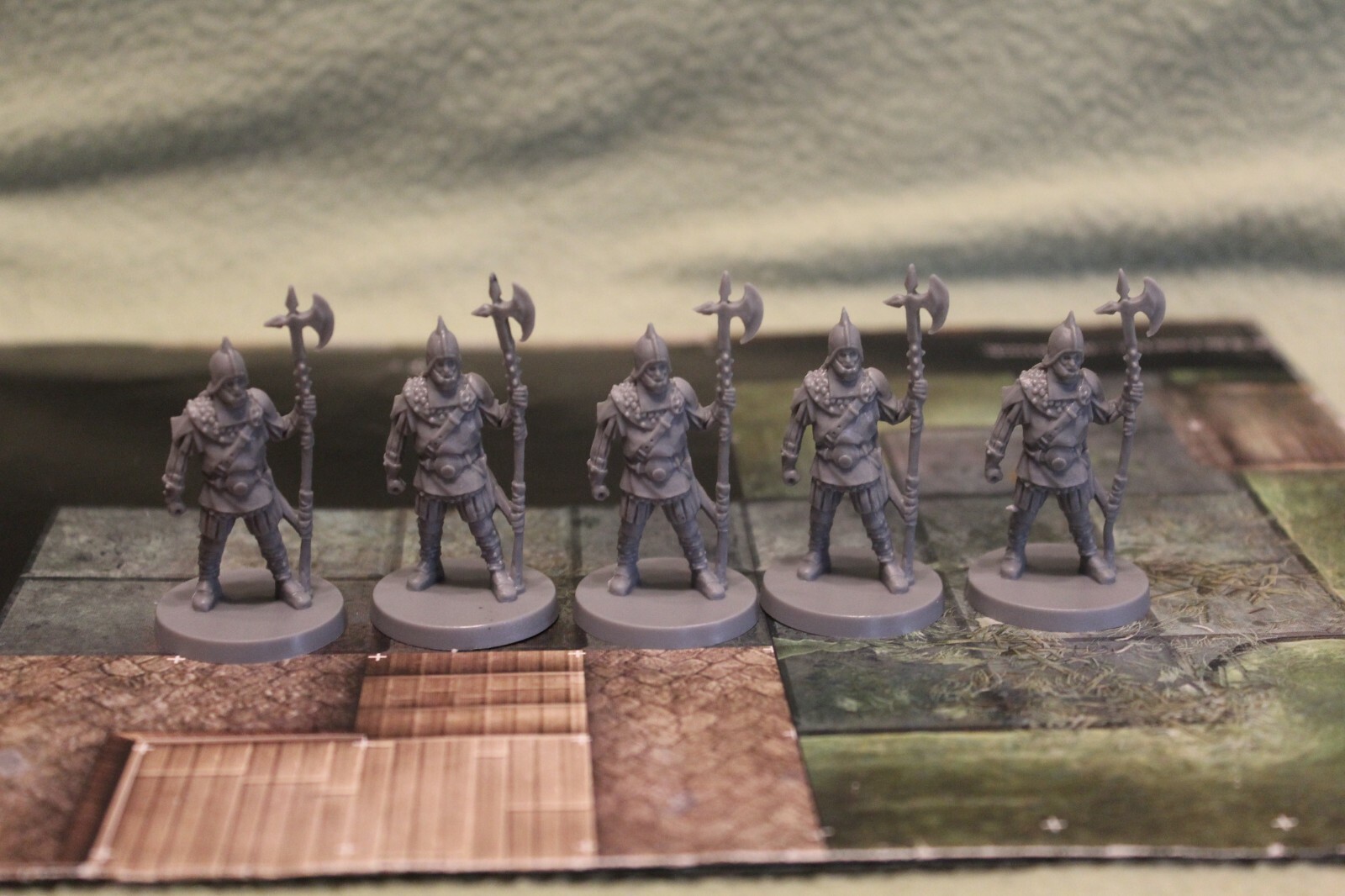 Lot of five (5) GUARDS miniatures Conan Board Game NEW! Monolith 28mm