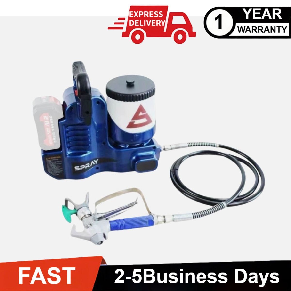 Sprayer For Wall Paints Varnishes 18-21VBatteJQ For Makita Airless Paint Sprayer