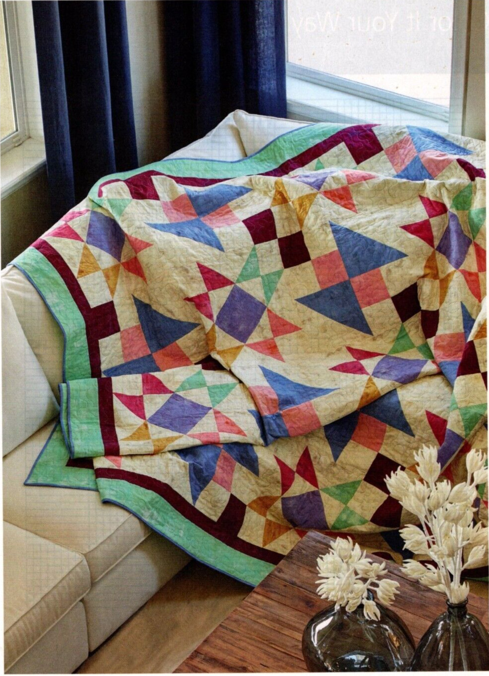 Ladder To The Stars Quilt Pattern Pieced TP