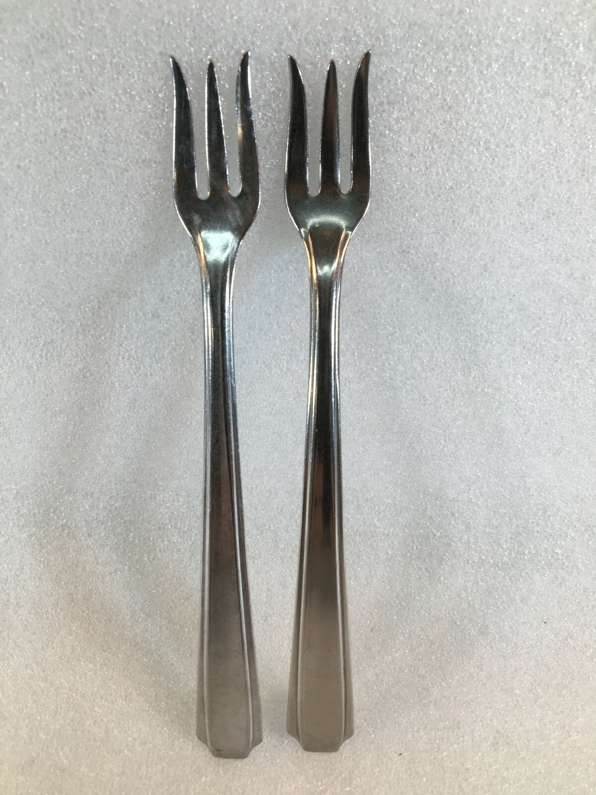 2 Stainless Steel Cocktail Forks