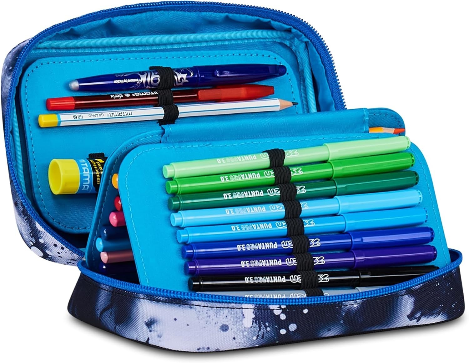 Seven Speed Case BUZZY NOTE BOY Pencil Case, Multicolor, Pen Holder