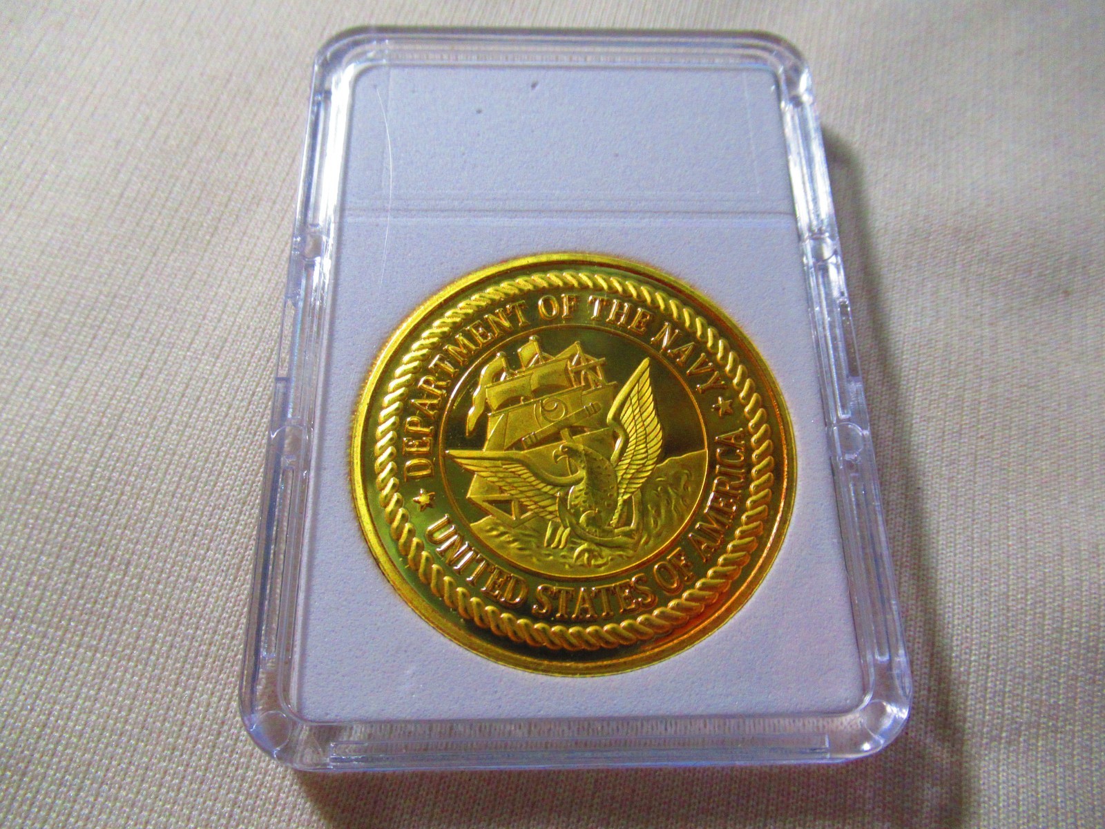 US NAVY - USS ASHLAND (LSD-48) Challenge Coin