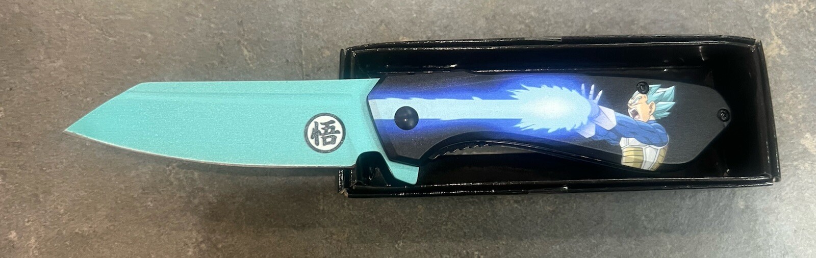 Vegeta Dragon ball Z Metal Tactical Spring Assisted Open Survival Pocket Knife9”