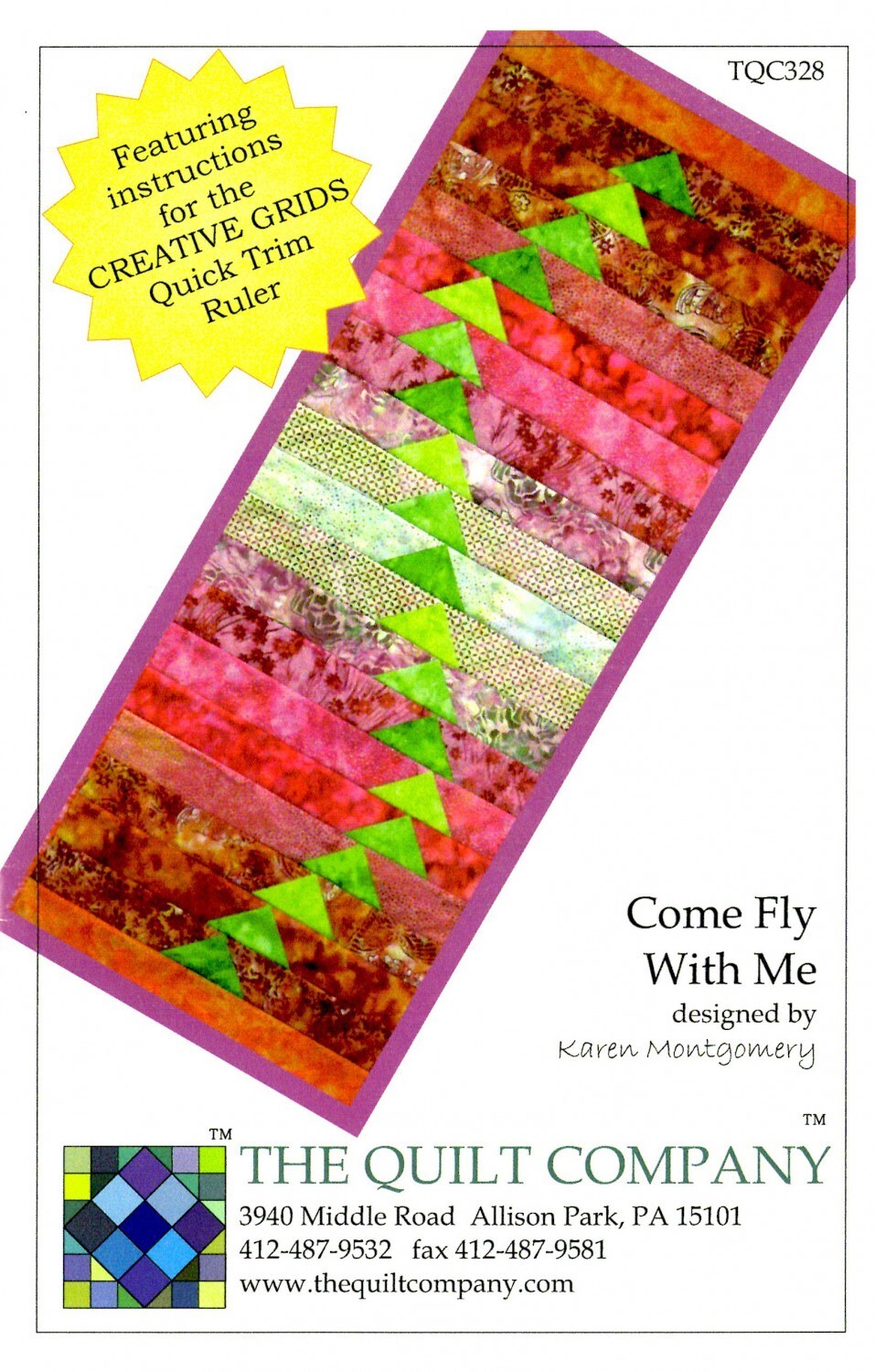 Come Fly with Me Quilt Pattern Table Runner Toppers