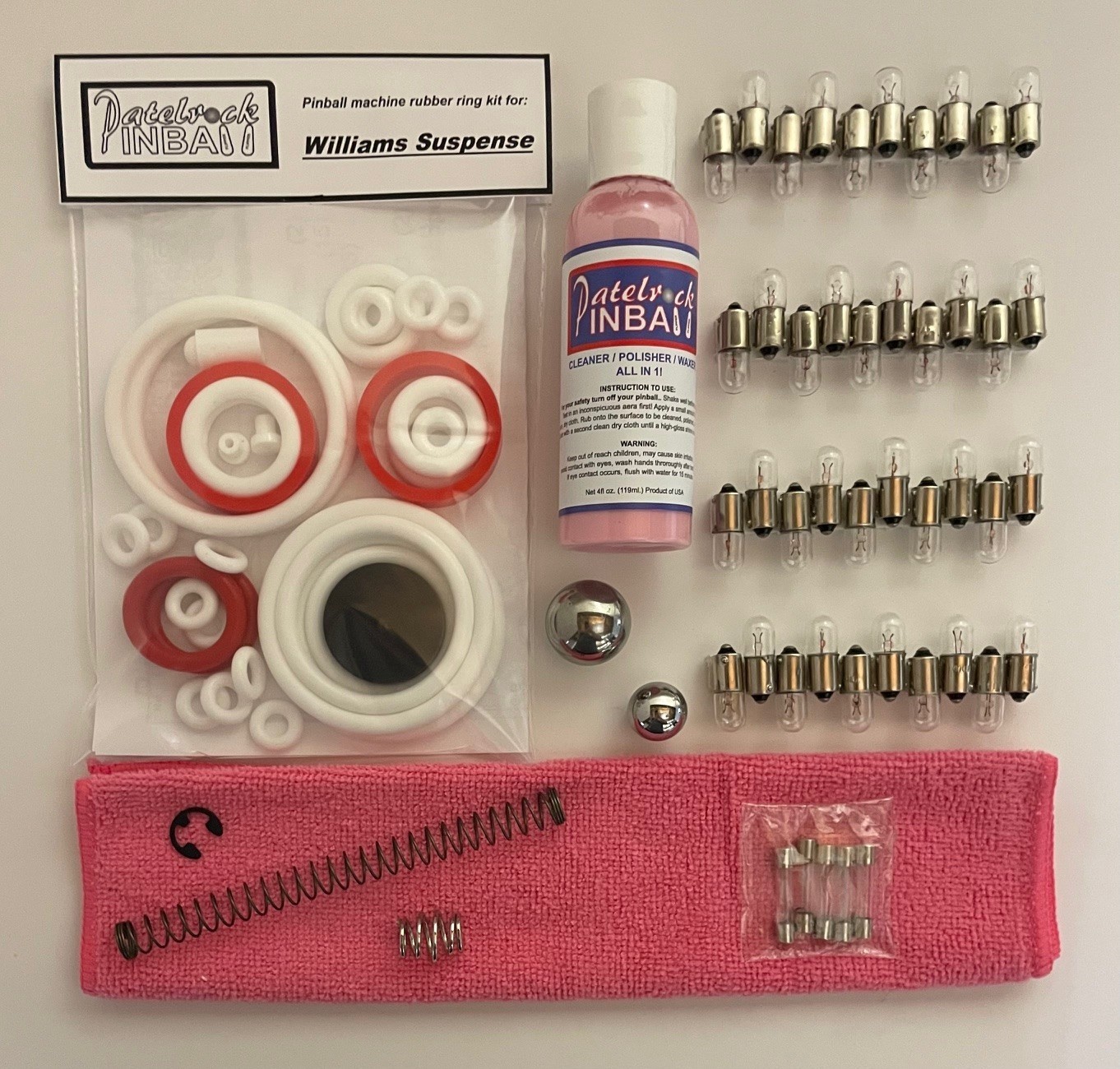 1969 Williams Suspense Pinball Machine Maintenance Tune Up Kit