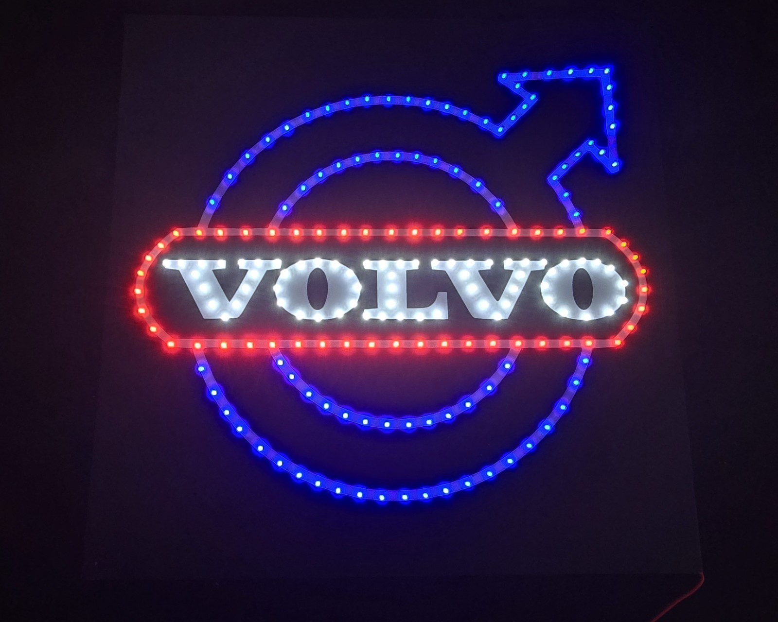 Led board  VOLVO truck for the rear wall of the cabin
