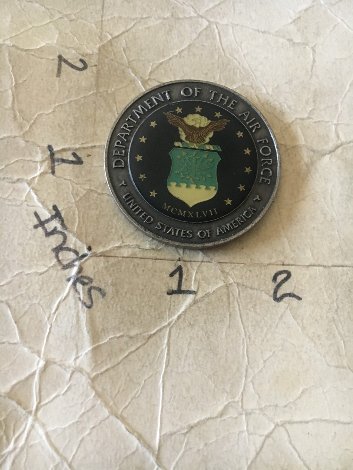 USAF Oath of Enlistment Challenge Coin 6/27/25