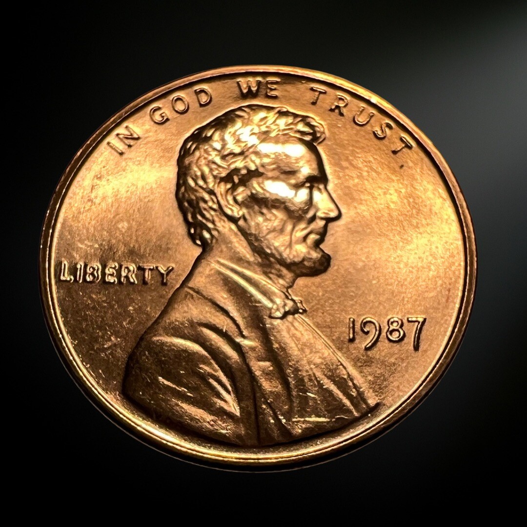 1987 Lincoln Memorial Penny BU Brilliant Uncirculated Philadelphia Mint
