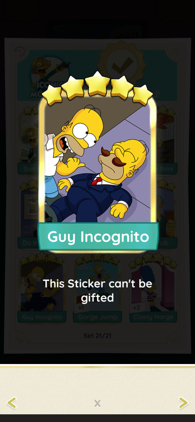 5 ⭐️ GUY INCOGNITO  -  SET 21⚡️ GOLDEN BLITZ ⚡️VERY CHEAP AND FAST  DELIVERY