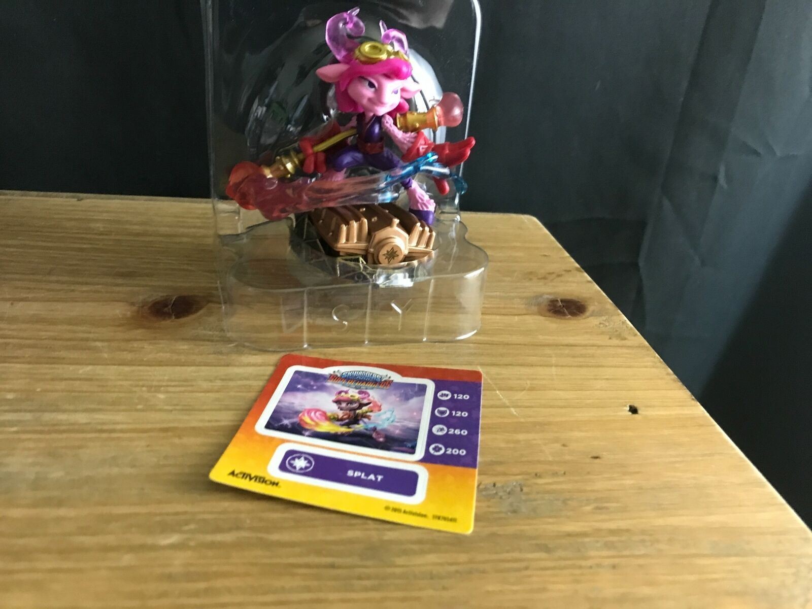 2015 ACTIVISION SKYLANDERS SUPERCHARGERS SPLAT FIGURE OPEN BOX TOYS TO LIFE