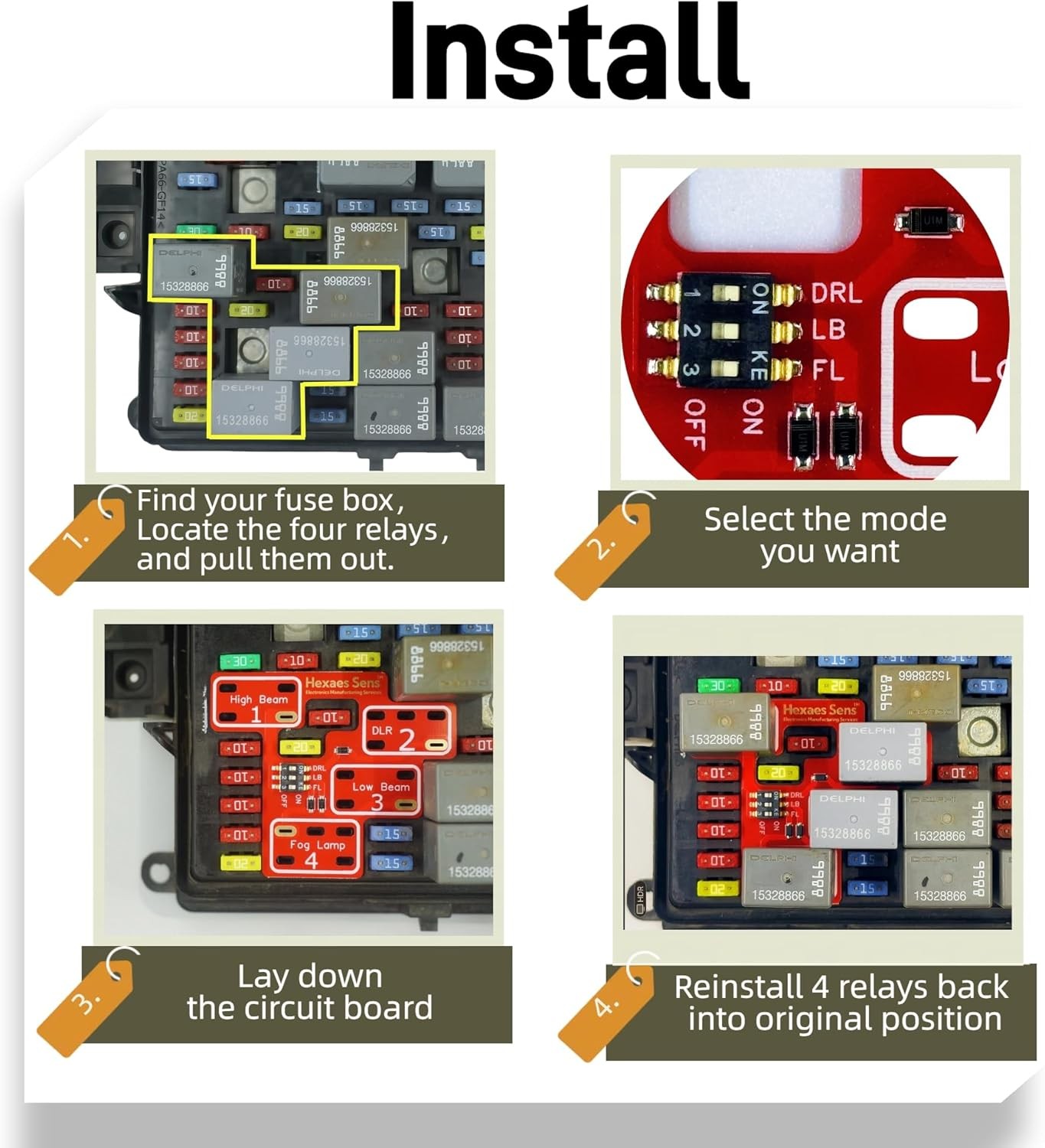 Customizable All Lights On Module for 2003-2007 Chevy Silverado & Sierra