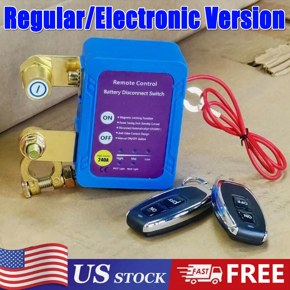 Remote Control of Car Devices for Anti-Theft Safety,Disconnect Switch Controlle~