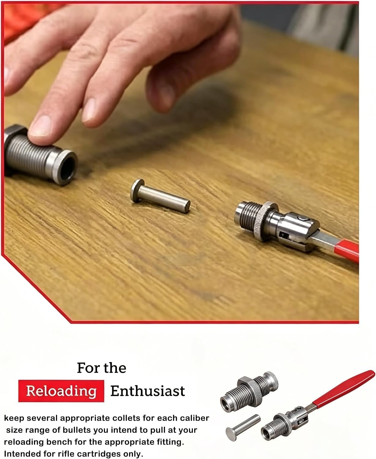 Efficient Reload Device - Hornady Cam Lock Puller 050095 for Multiple Calibers