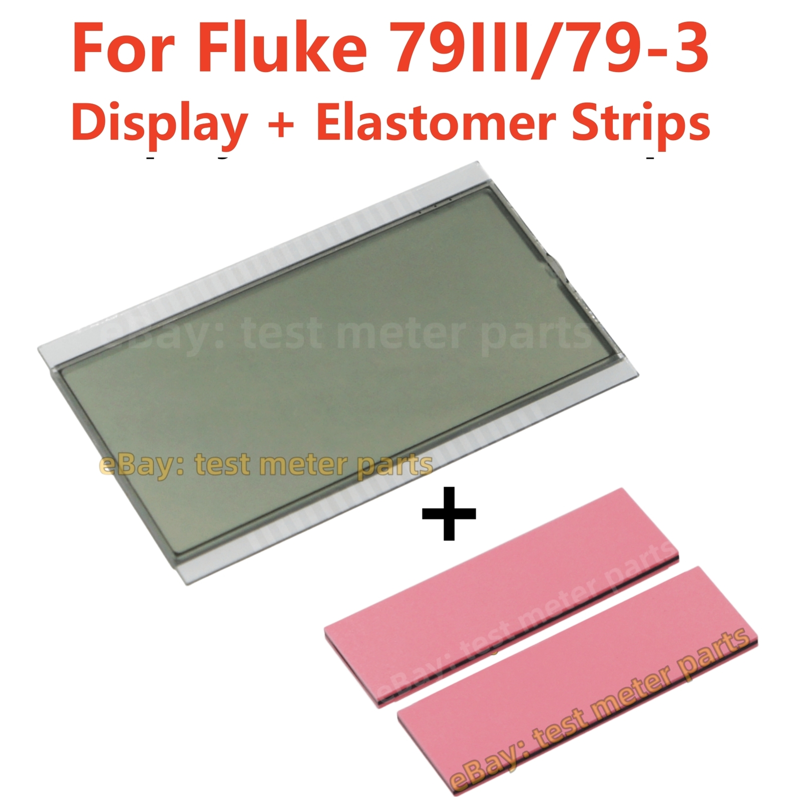 Screen For Fluke 79 III 79-3 TRMS Digital Multimeters LCD Display Replacement