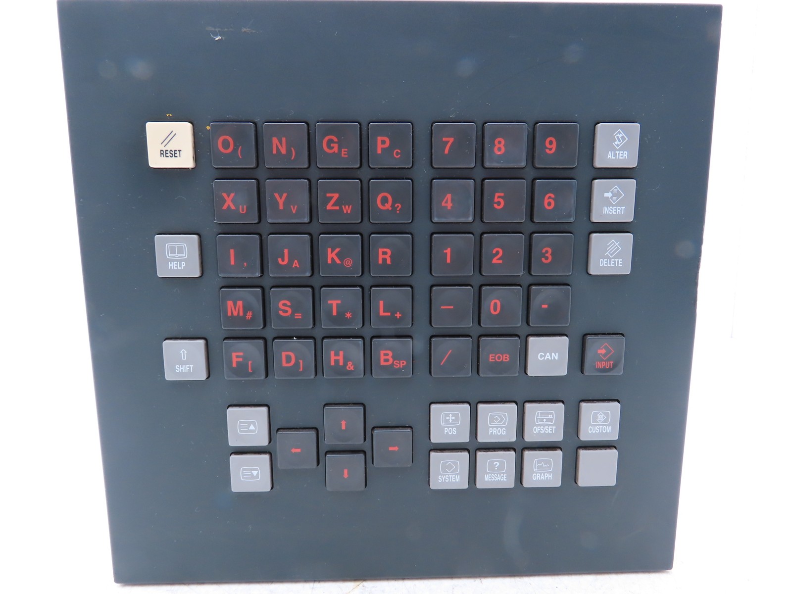 Fanuc A02B-0236-C129/M MDI Unit Operator Keypad CNC Control Panel
