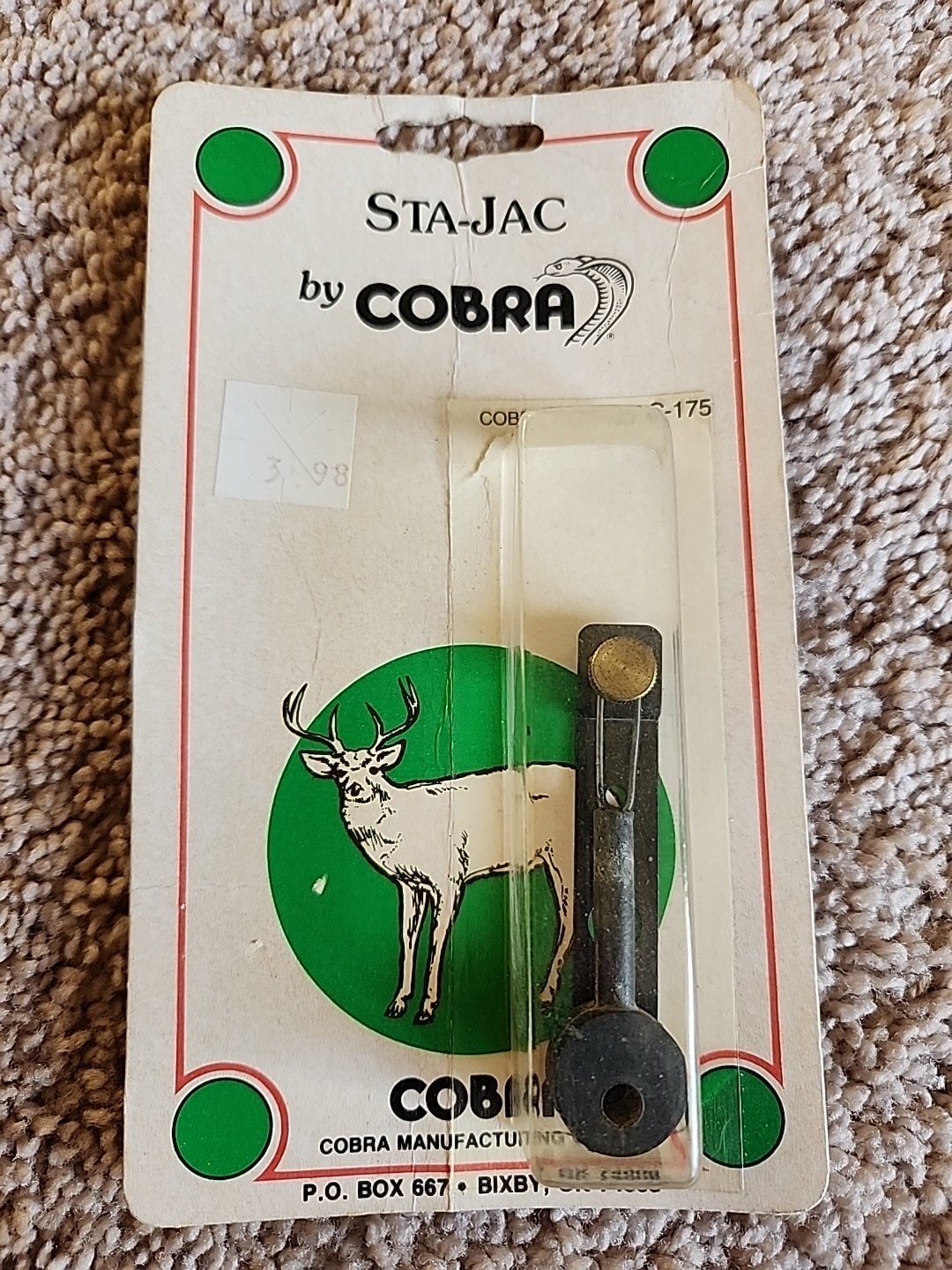 Cobra Archery Sta-Jac New In Package Vintage