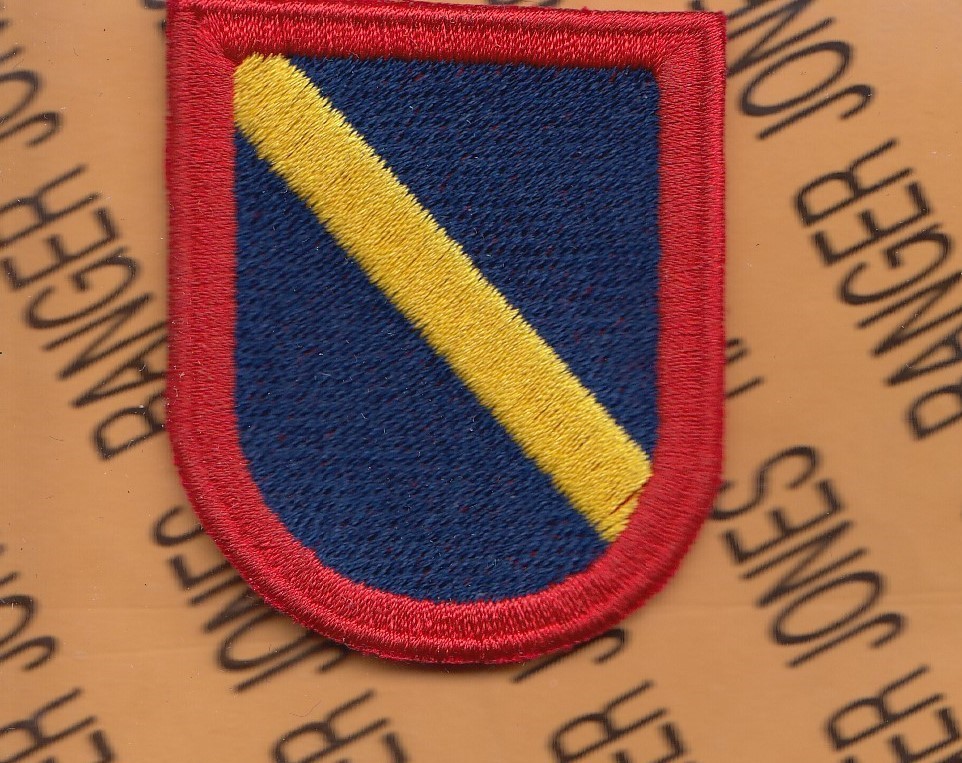 Co G 143 Infantry Airborne Ranger LRRP LRS beret flash patch f/e c/e