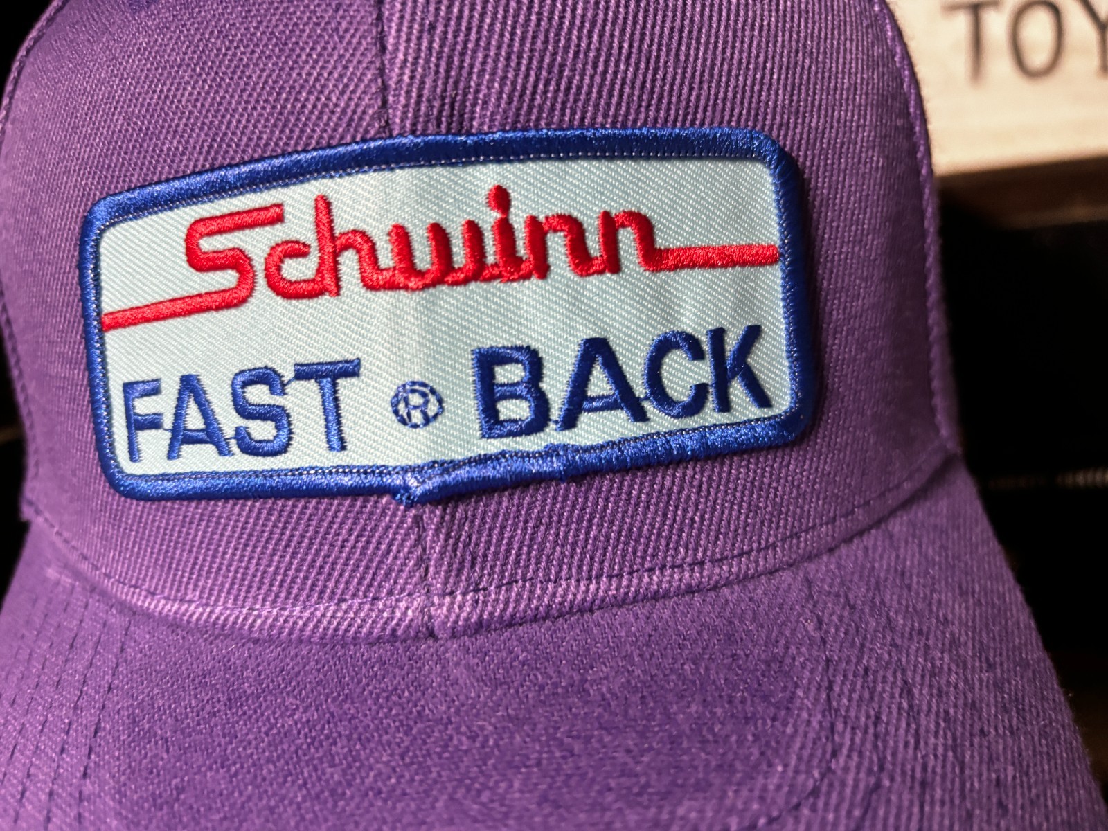 PURPLE STINGRAY  FASTBACK Bicycle Baseball Cap Stingray bicycle   HAS METAL TAG