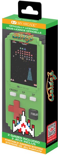 My Arcade - DGUNL-7132 Galaga Pixel Pocket Pro Portable Handheld Gaming System [
