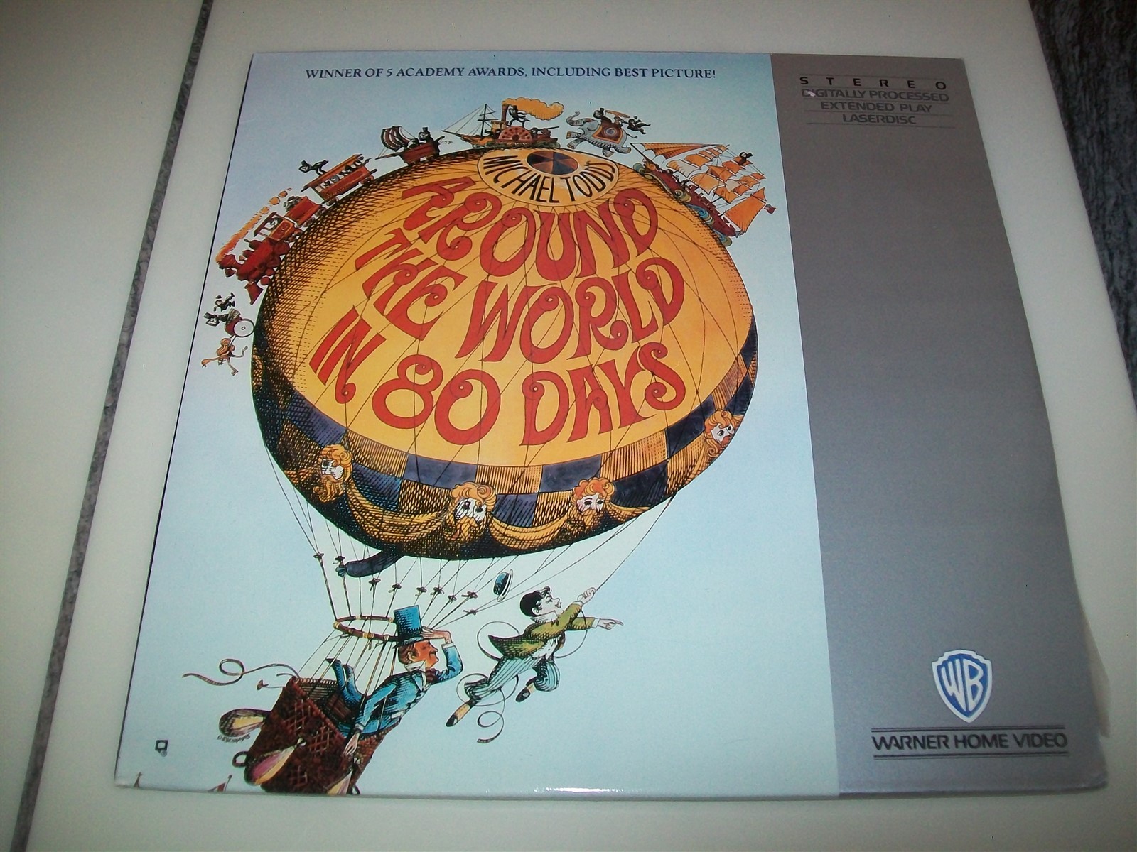 AROUND THE WORLD IN 80 DAYS 2-Laserdisc LD VERY GOOD CONDITION RARE GREAT FILM