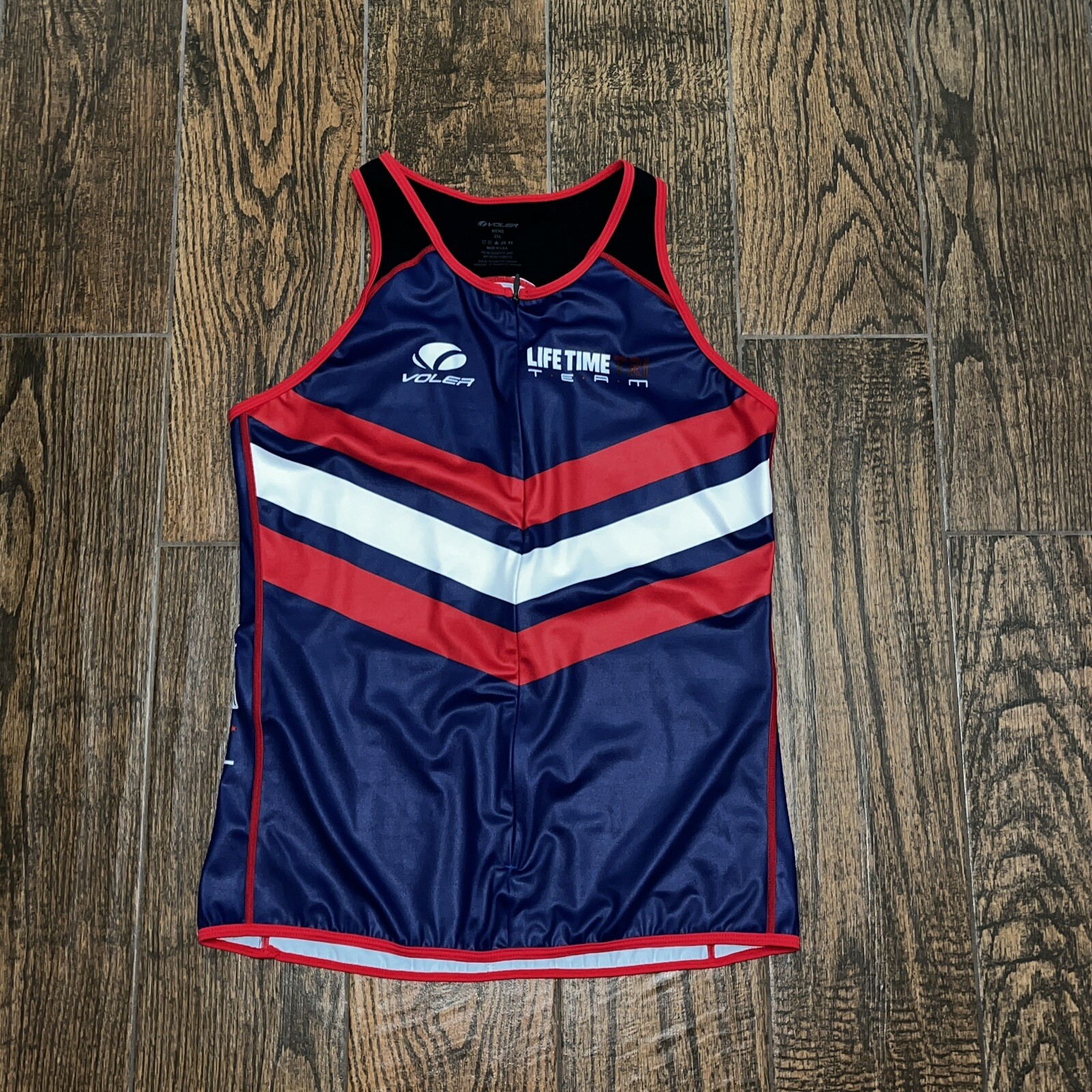 Voler Mens Triathlon Lifetime Trip Team Cycling Swimming Running Jersey Size 2XL