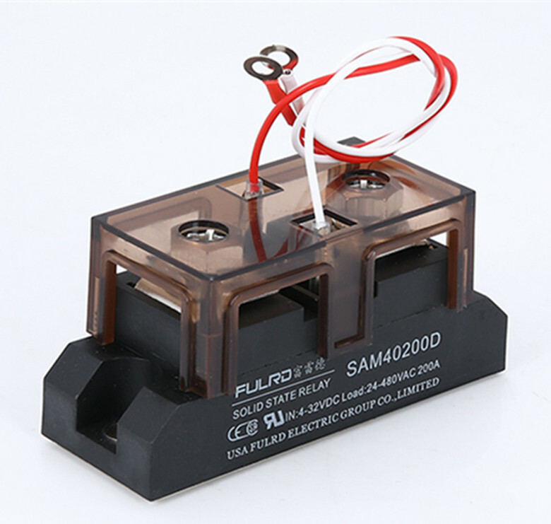 FULRD Industrial solid state relay SAM40200D 200A In=4-32VDC Load=24-480VAC