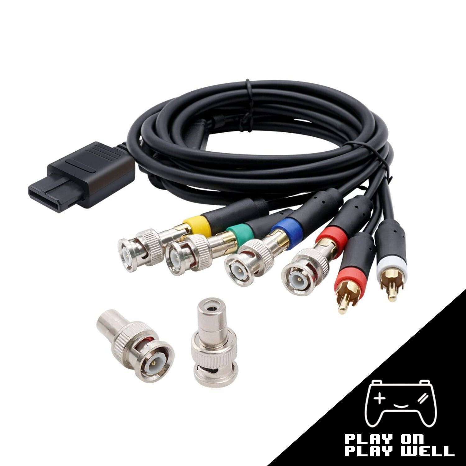 RGB/RGBS Composite Cable for N64 Nintendo 64 SFC SNES NGC Video Consoles