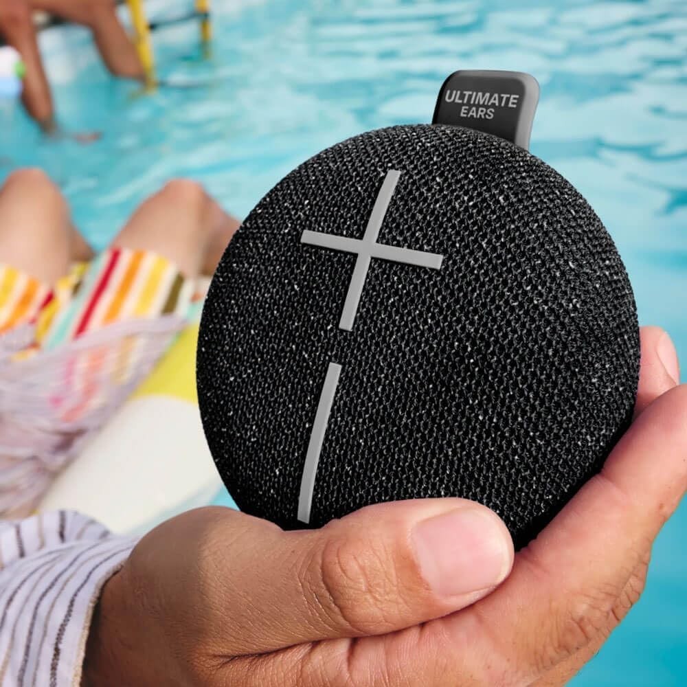Ultimate Ears MINIROLL Ultra-Portable Waterproof Bluetooth Speaker - Black