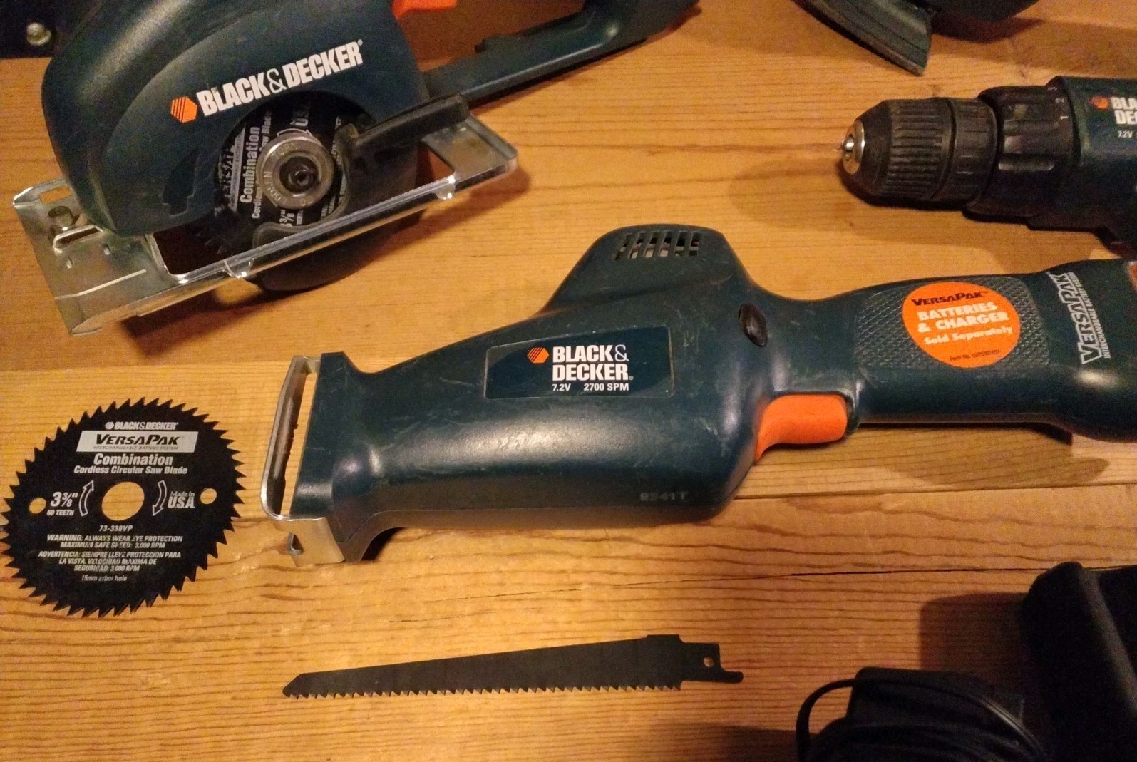 Black & Decker Versa Pak Tools Lot UNTESTED No Batteries