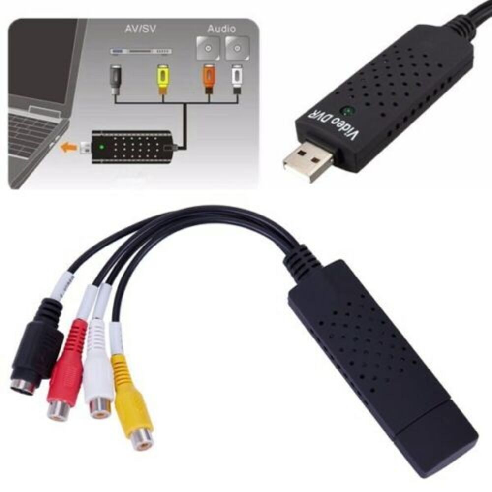 USB Video Capture Card Adapter Fast Charging Compatible Durable Reliable