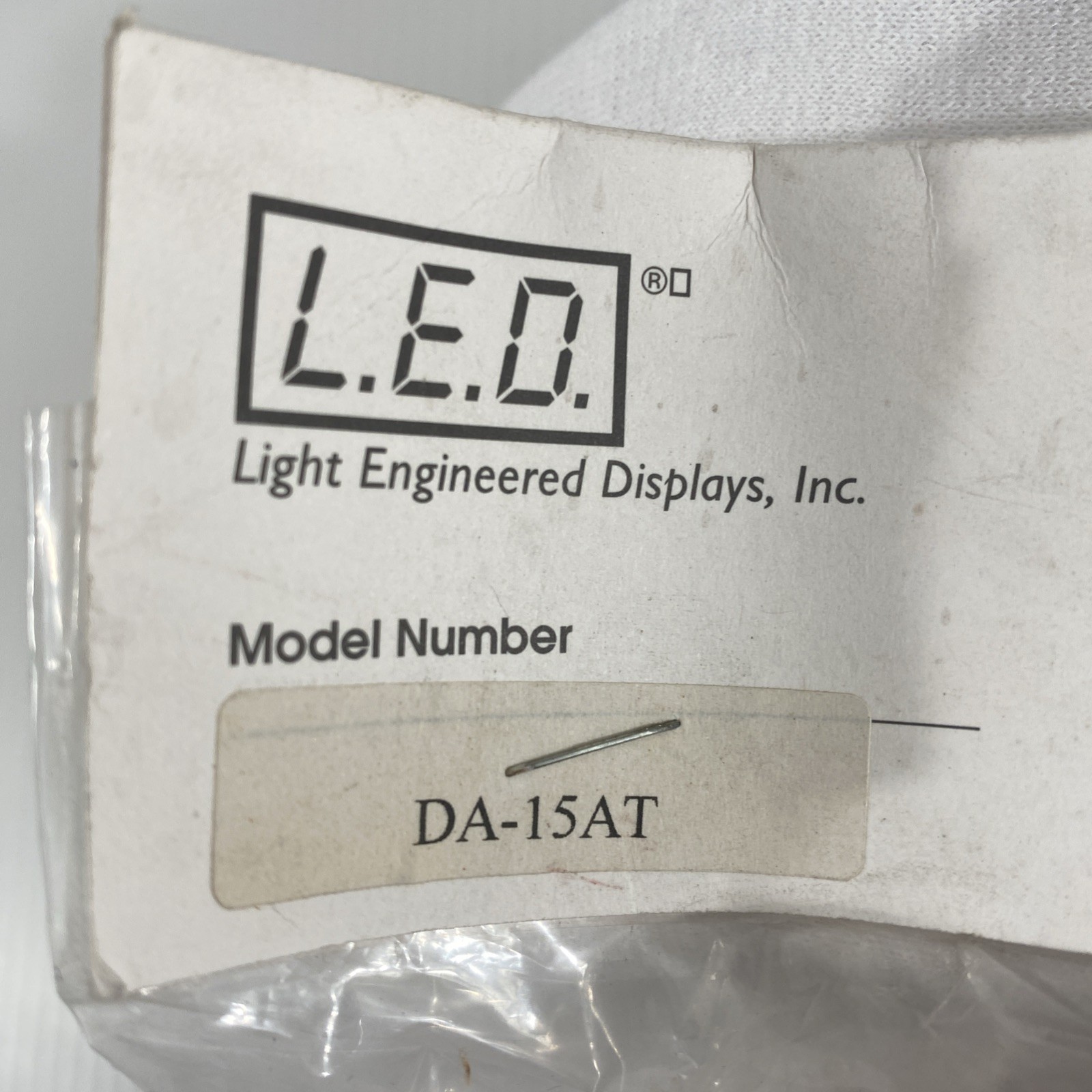 Light Engineered Displays DA-15AT 15 Zone Directory Annunciator New