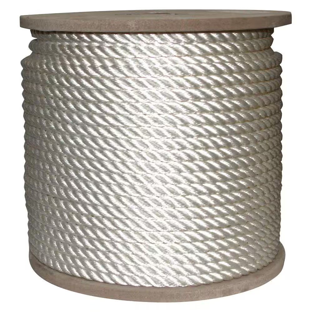 1/2 In. X 400 Ft. Twisted Nylon Rope White
